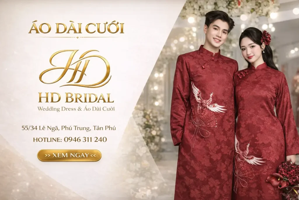 HD Bridal Thuê Áo Dài Cưới & Váy Cưới Cao Cấp, Giá Rẻ HCM