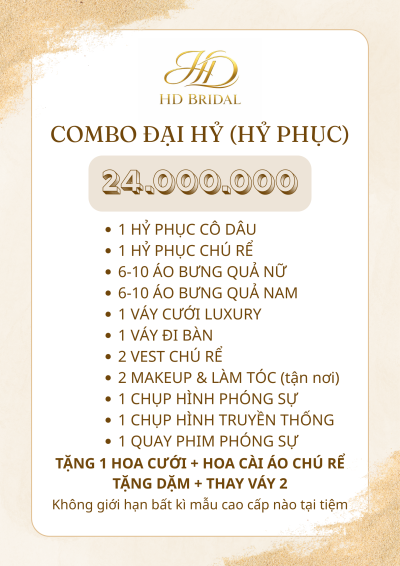 COMBO ĐẠI HỶ (HỶ PHỤC)