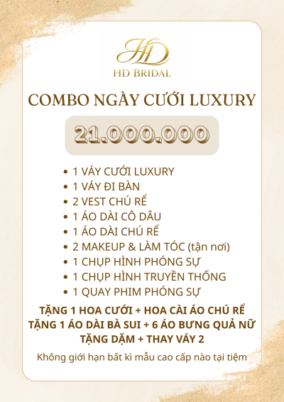 COMBO NGÀY CƯỚI LUXURY