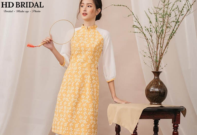Mẫu áo dài cách tân tà ngắn
