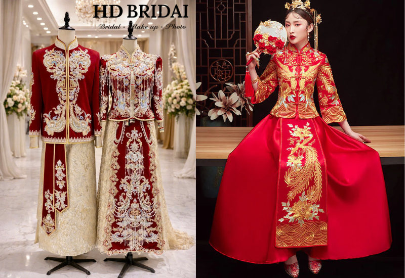 Áo khỏa đính cườm sang trọng
