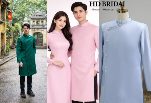 Bộ sưu tập áo dài cưới nổi bật tại HD Bridal