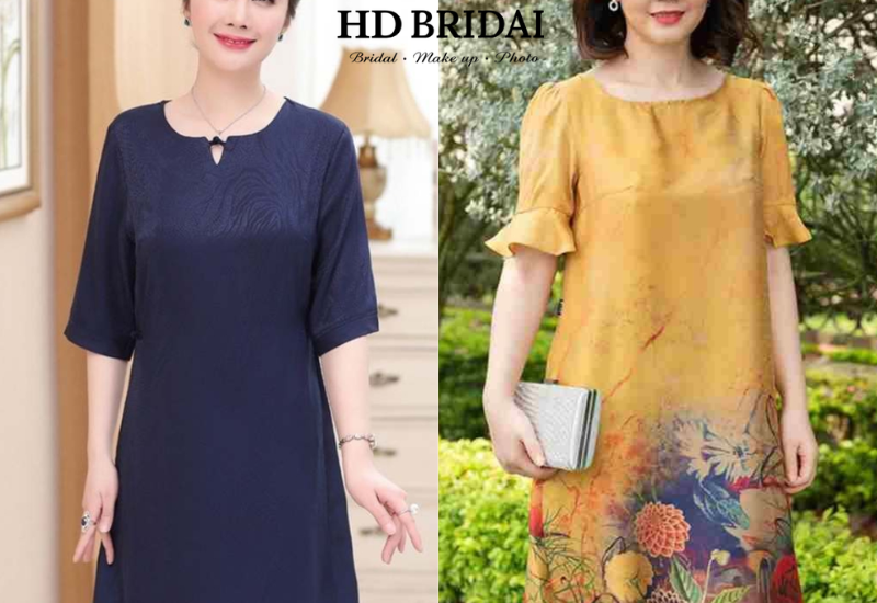 Đầm lụa sang trọng cho quý cô U50