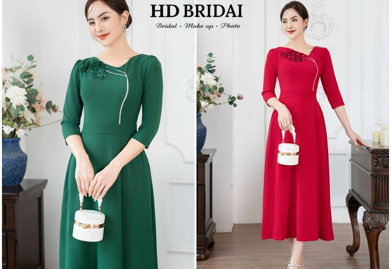 Đầm voan nhẹ nhàng và trẻ trung