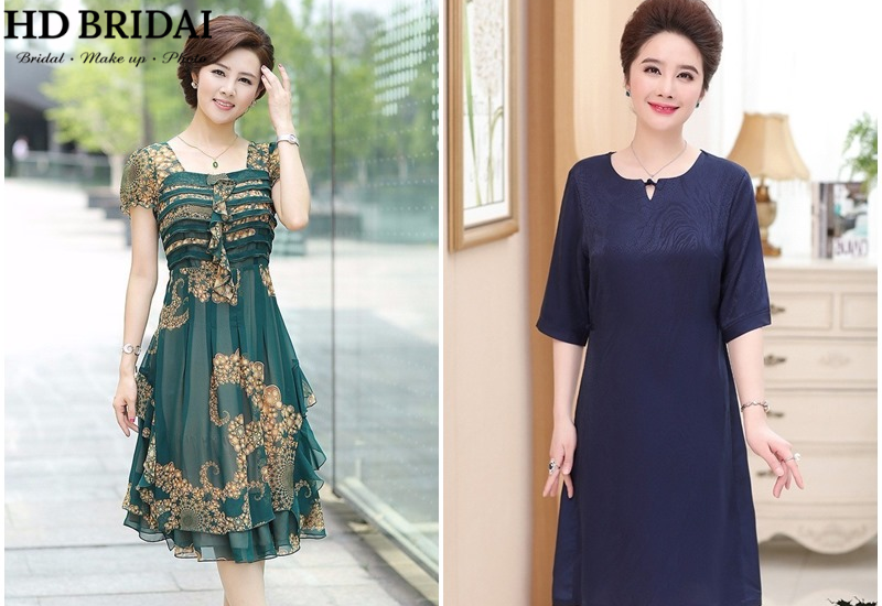 Đầm dáng xòe thanh lịch