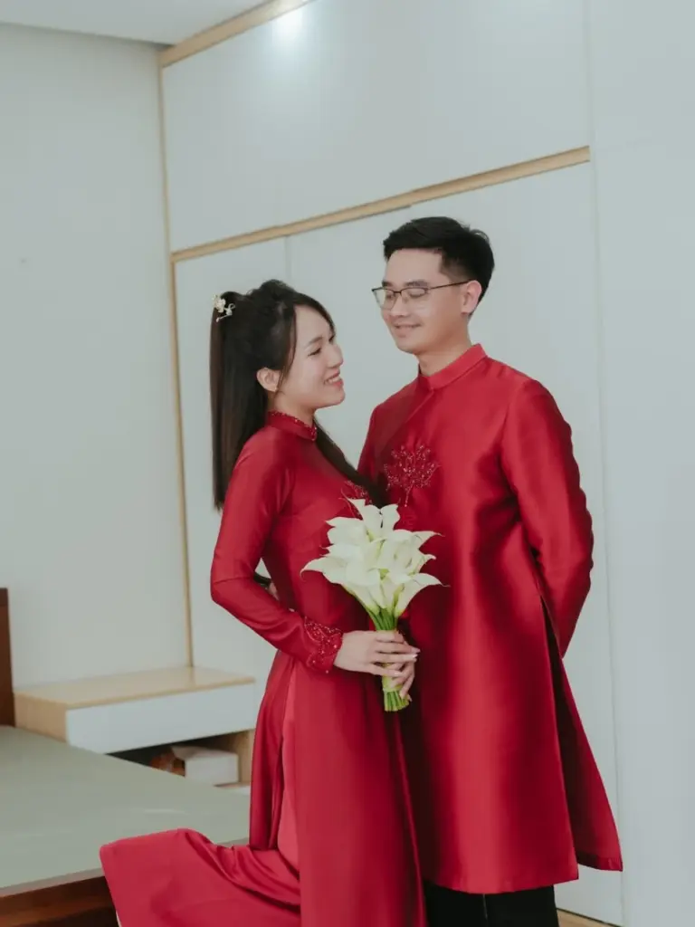 Thuê áo dài Quận 1 với nhiều mẫu đẹp tại HD Bridal