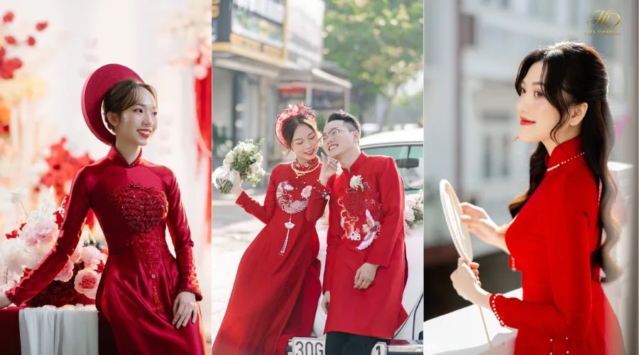 7+ địa điểm thuê áo dài ở TP.HCM chất lượng với nhiều mẫu áo dài cưới và bưng quả đẹp