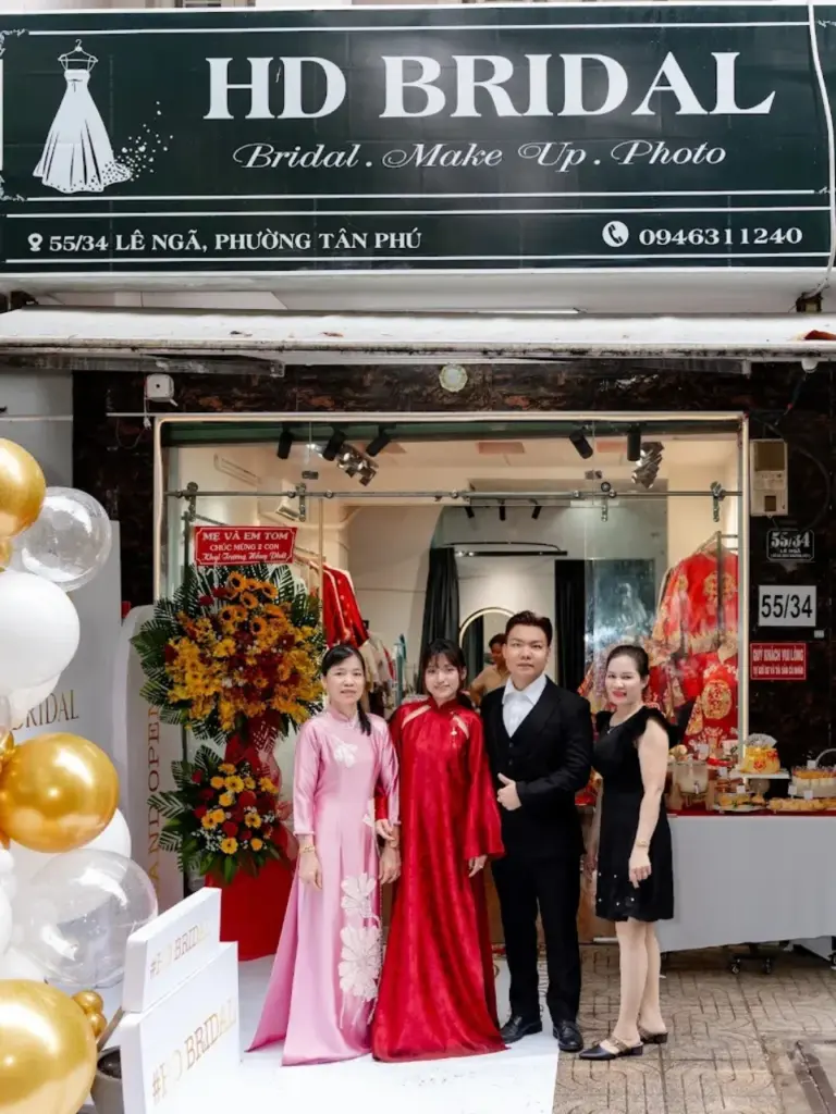 HD Bridal – Địa Chỉ thuê áo dài tại Bình Thạnh Đa Dạng Mẫu Mã