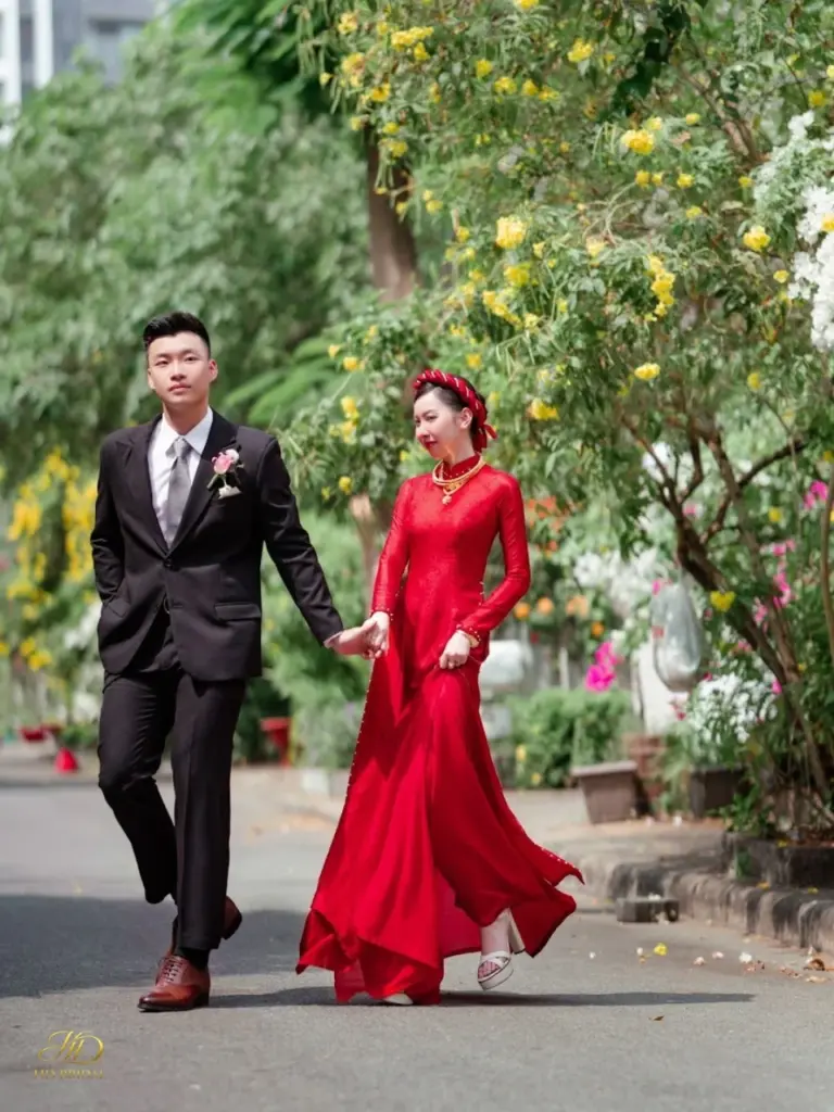 Hoài Giang Shop cho thuê áo dài truyền thống và áo dài gia đình tại TP.HCM