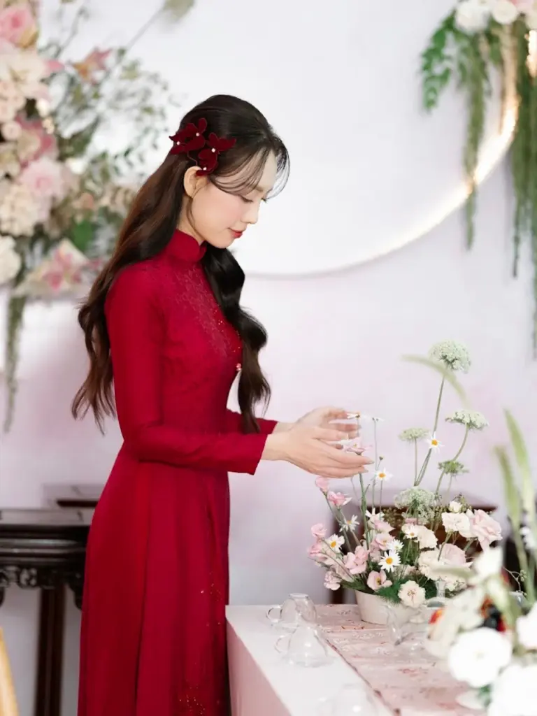 Studio Áo Cưới Ngọc Liên Quận 12 với nhiều mẫu áo dài cưới truyền thống và hiện đại