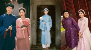 Cho thuê áo dài ngũ thân ở Sài Gòn TP.HCM dành cho cô dâu chú rể