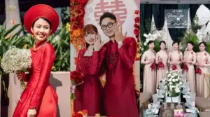 Thuê áo dài Quận 12 đẹp cho cô dâu chú rể tại HD Bridal với nhiều mẫu cưới hỏi sang trọng