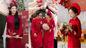 Thuê áo dài Quận 5 với nhiều mẫu áo dài cưới và áo dài truyền thống tại HD Bridal